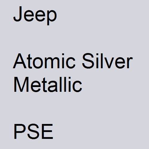 Jeep, Atomic Silver Metallic, PSE.